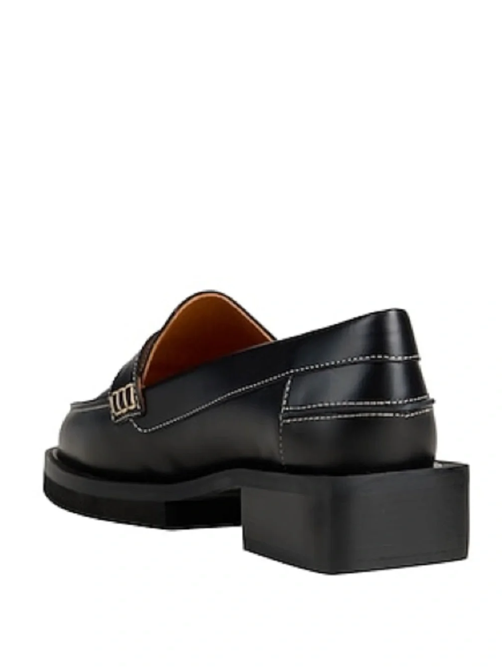 Ganni Jewel Button Loafer Size 5 New - Picture 3 of 12